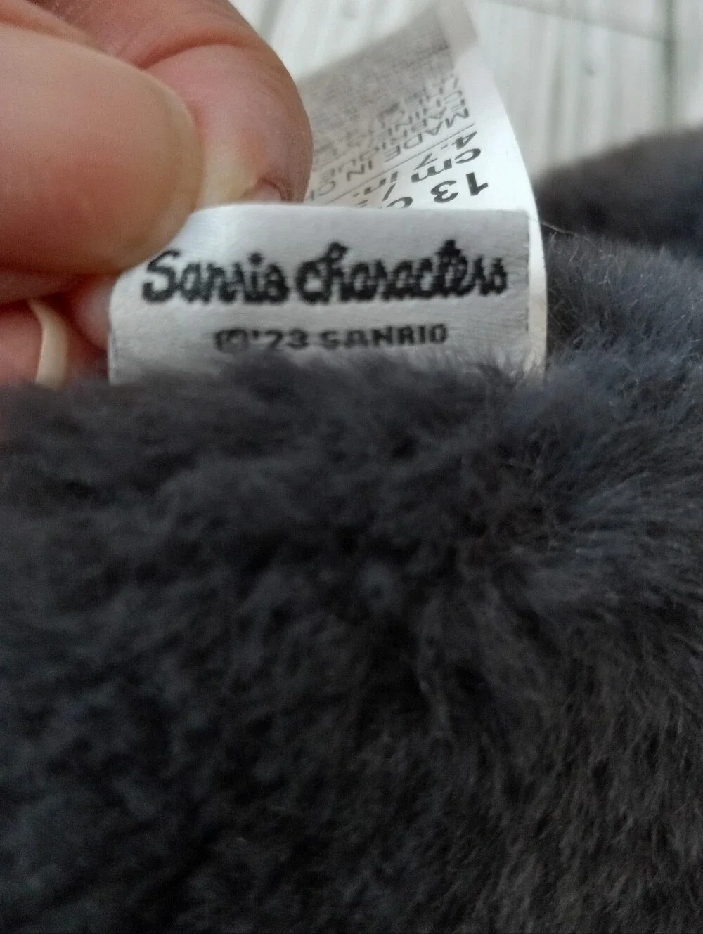 Miniso Sanrio Kuromi Kawaii Faux Fur Plush Pet Cat Hat